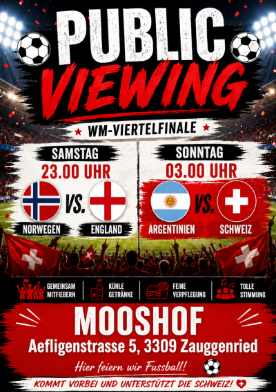 Public Viewing WM Achtelfinal